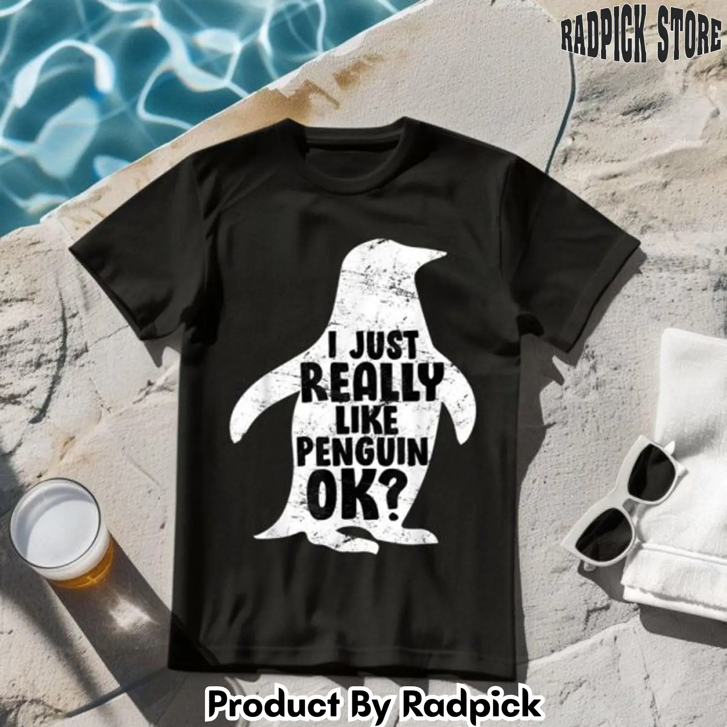 I just like penguins tshirt rp2617090